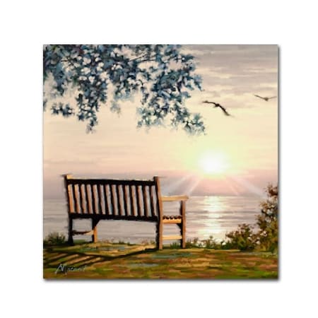 The Macneil Studio 'Ocean View' Canvas Art,35x35